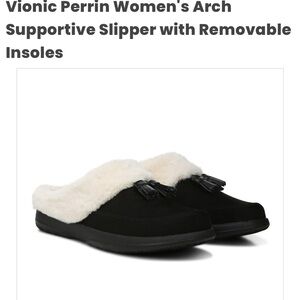 Vionic Perrin Women's Arch Supportive Slipper with Removable Insoles
